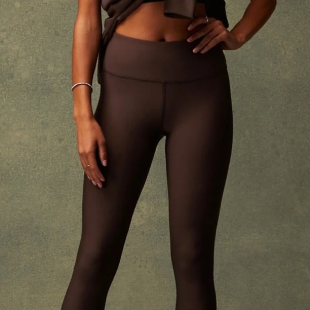Fabletics Cold Weather High-Waisted Legging in Cacao